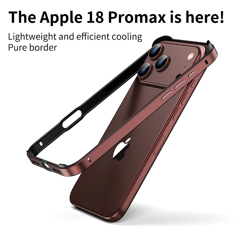 Metal Bumper Aluminum Frame Case - إطار هجين من السيليكون مع غلاف