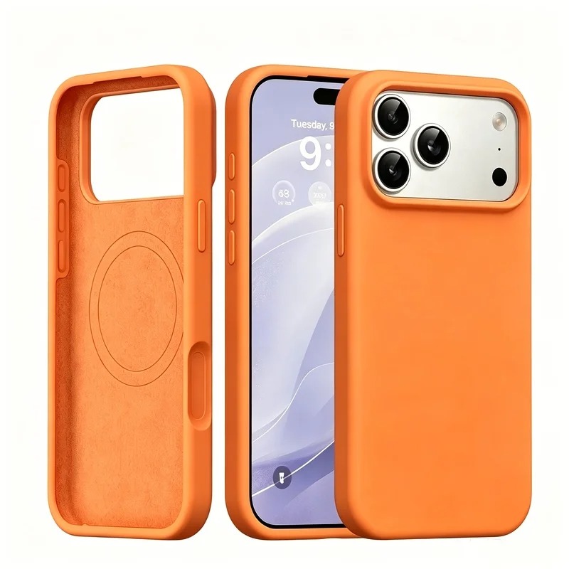 Liquid Silicone Magnetic Phone Case - غطاء جديد من السيليكون السائل المغناطيسي