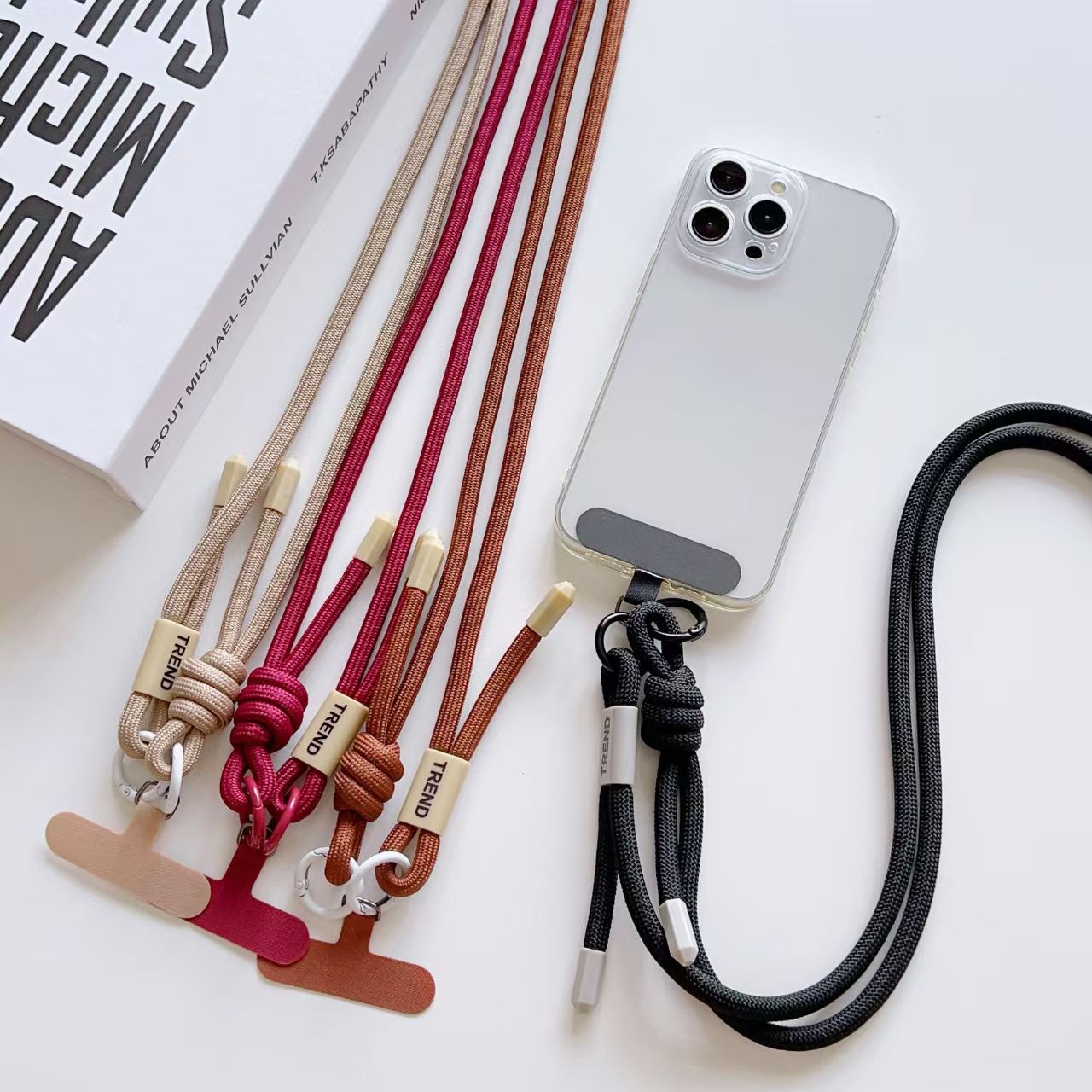 Crossbody Lanyard Neck Strap Case - قابل للتعديل موضة مكافحة فقدان الهاتف