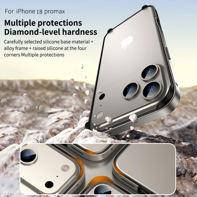 إطار هجين من السيليكون مع غلاف - مراجعة Metal Bumper Aluminum Frame Case وسعره