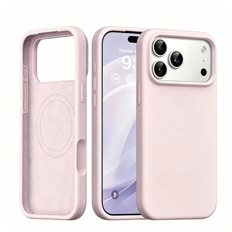 غطاء جديد من السيليكون السائل  - مراجعة Liquid Silicone Magnetic Phone Case وسعره