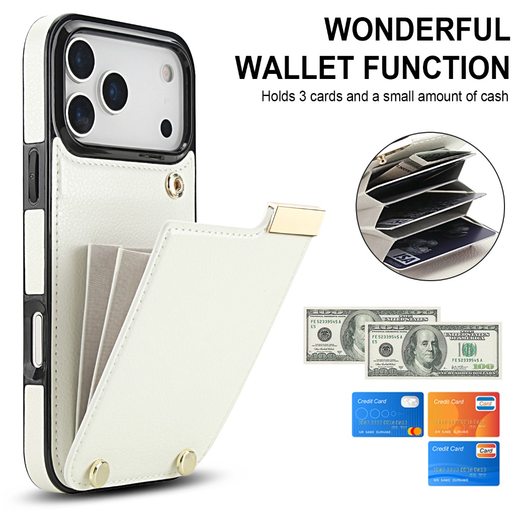 حافظة هاتف جلد PU متعددة الفتح - مراجعة Leather Wallet Card Holder Phone Cover وسعره