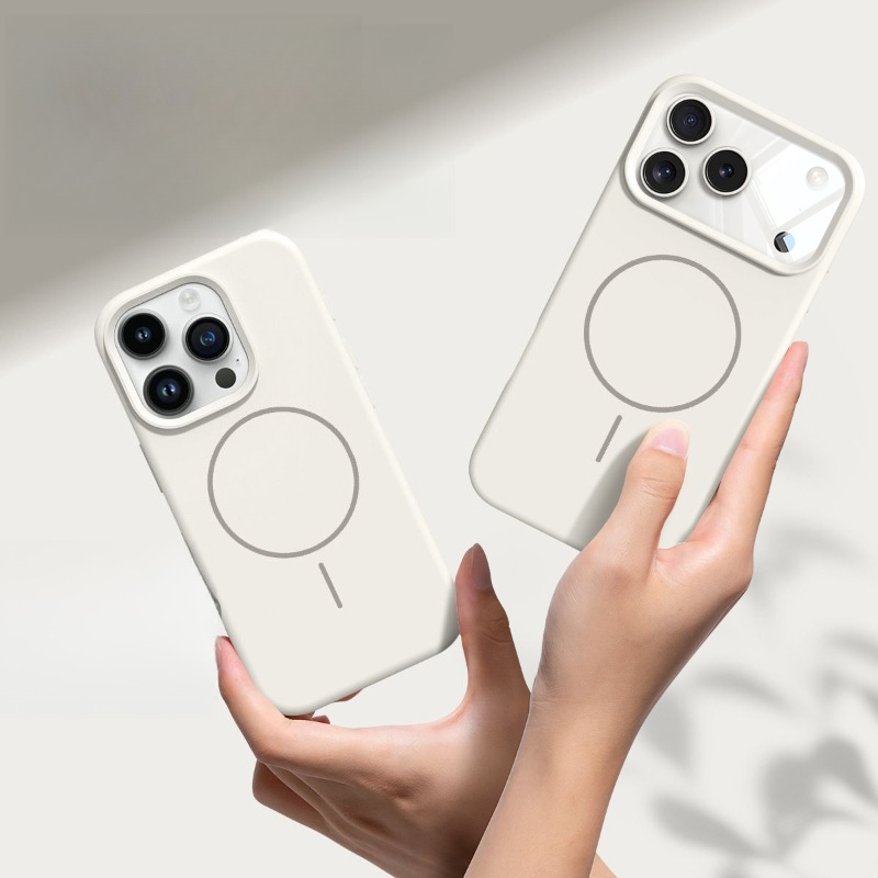 غطاء هاتف مغناطيسي أصلي من الس - مراجعة Liquid Silicone Magnetic Phone Case وسعره