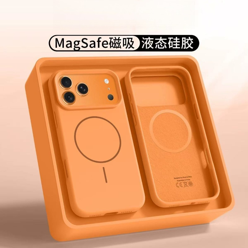 غطاء هاتف مغناطيسي أصلي من الس - مراجعة Liquid Silicone Magnetic Phone Case وسعره