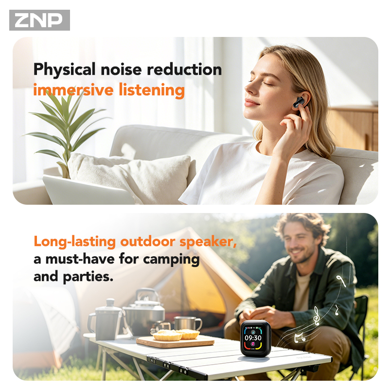 سماعات أذن لاسلكية ZNP N04 TWS - مراجعة Earphones وسعره